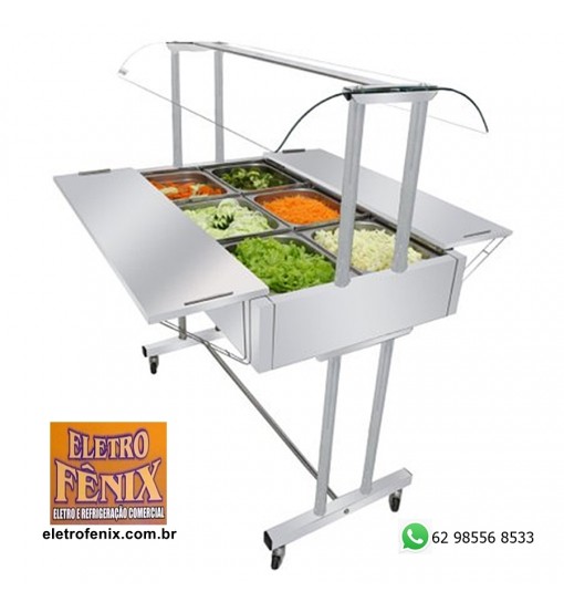 ESTUFA DE AQUECIMENTO MASTER INOX CUBAS GELO-X - E6MX