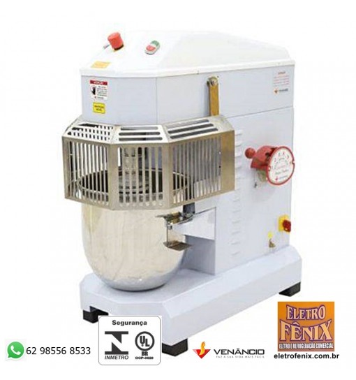 Batedeira Planetária 12 Litros 6 Velocidades Industrial Venâncio VBPS12NR