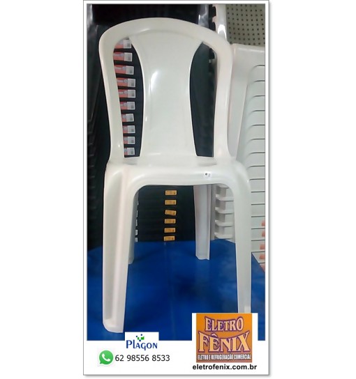 Cadeira Plagon Bistrô Catuama Branca