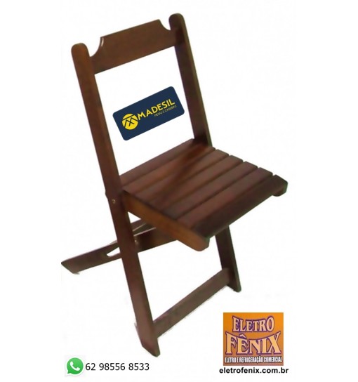 Cadeira Dobrável de Madeira Madesil