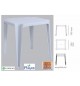 Mesa Plástica Plagon Ilha Bela 70x70 Branca