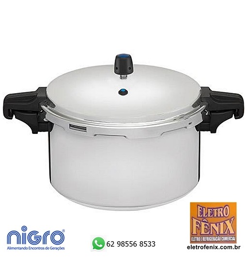 Panela de Pressão Nigro Eterna Profissional 12 litros - Polida
