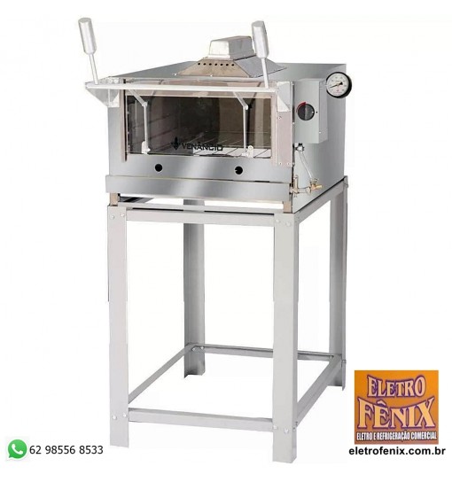 Forno a Gás com Infravermelho Inox - Venâncio - FIRIV80