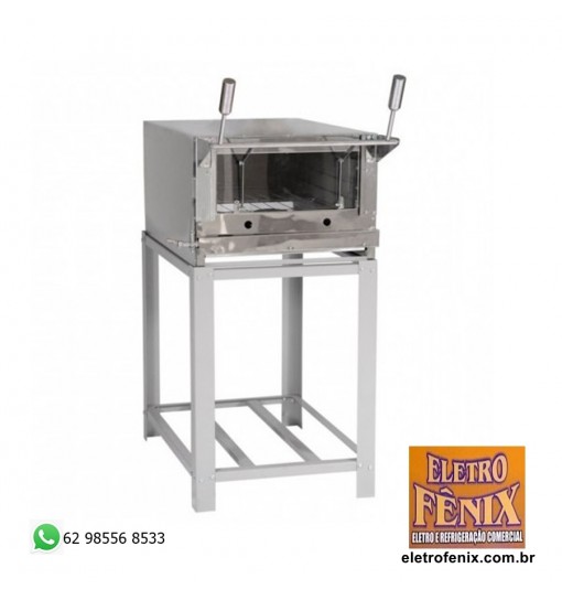 Forno  À Gás Refratário Inox FIR60 Venâncio